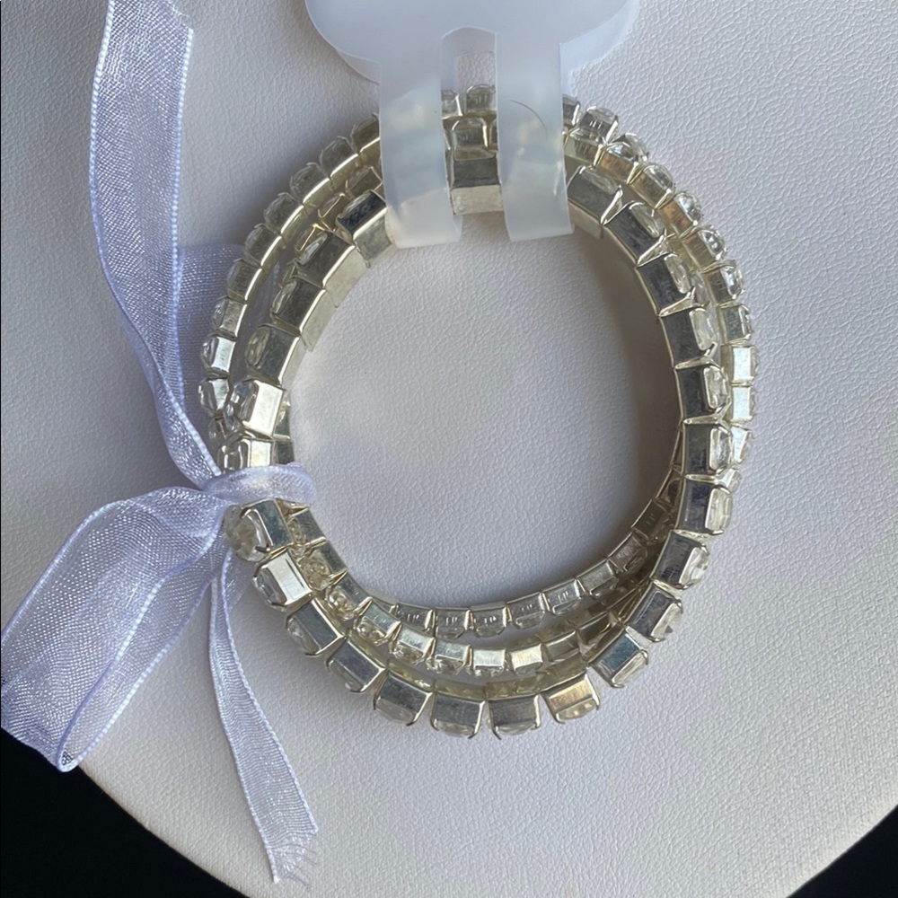 Elegant Silver Bracelet Set